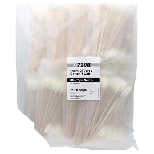 TX720B TEXWIPE Foam-Covered Cotton Swabs Хлопковые свабы(тампоны)с пенополиуретановым покрытием.Хлопок 100%