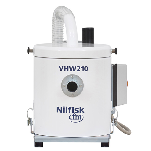 4041100388 VHW210T NELFISK Стационарный пылесос для автоматизированных производственных линий чистых помещений ИСО 7-8. Пылесборник для сухого мусора 6.5л,комплектуется фильтром HEPA14,L CLASS POLYESTER