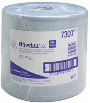 арт.7300-WYPALL*L30 Протирочные салфетки-Большой рулон,в упаковке 1 Рулон х500 листов, размером 38,0 x 23,5см