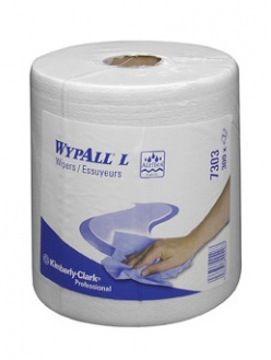 арт.7303-WYPALL*L30 Протирочные салфетки-Рулон с центральной подачей,в упаковке 6 Рулонов х 300 листов, размером 38,0 x 20,6см