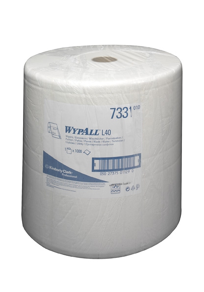 арт.7331-WYPALL*L40 Протирочные салфетки-Большой рулон,в упаковке 1 Рулон х 1000 листов, размером 38,0 x 37,0см