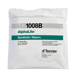 арт.TX1008-Салфетки AlphaLite® для чистых помещений класса ISO5, в упаковке 150 салфеток, размер 23х23см