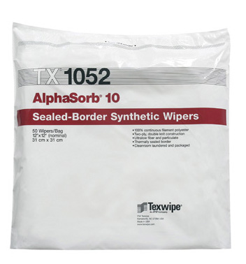 арт.TX1050-Салфетки Vectra®AlphaSorb®10 для чистых помещений класса ISO5, в упаковке 100 салфеток, размер 31х31см