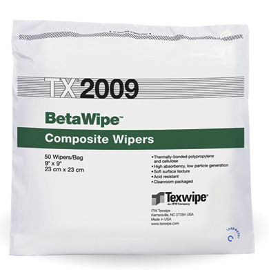 арт.TX2009-Салфетки BetaWipe™ для чистых помещений класса ISO5, в упаковке 100 салфеток, размер 23х23см