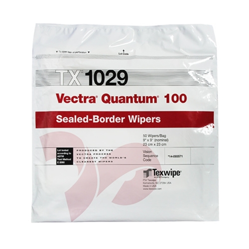 арт.TX1029-Cалфетки Vectra® Quantum® 100 для чистых помещений класса ISO3, в упаковке 100 салфеток, размер 23х23см