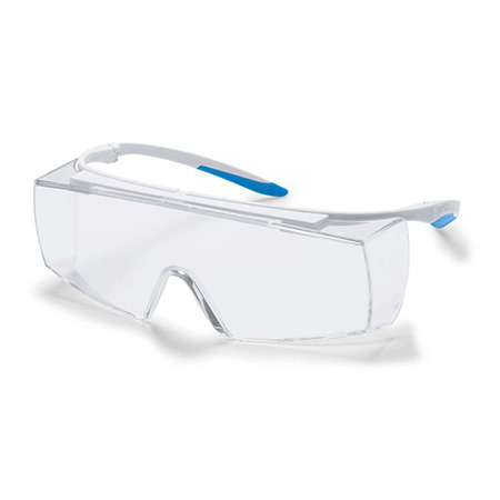 9169.500 UVEX SUPER F OTG CR Autoclavable goggles Автоклавируемые,стерелизуемые,венетилируемые очки в том числе при работы в коррегирующих очках. Применения:чистые помещения, лаборатории, медицинские учреждения,производства.