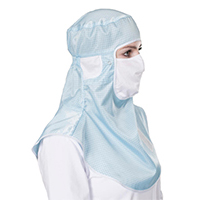 МК Многоразовая маска на кнопках. Состав ткани: 100% ПА.Применяется в комплекте к шлемам в чистых помещений классов ISO 3-8 (GMPA-D)