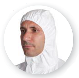 TYVEK CLASSIC XPERT-Плотное прилегание капюшона к контуру лицу и шеи